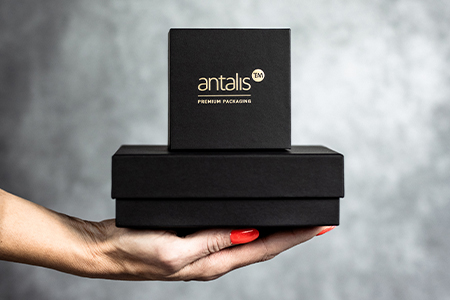 Premium Packaging Held in Hand